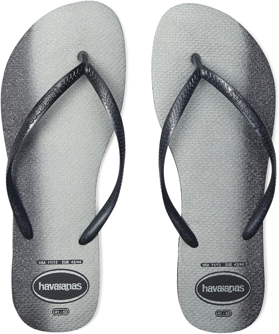Сандалии Havaianas Slim Gloss Flip Flop Sandal, черный
