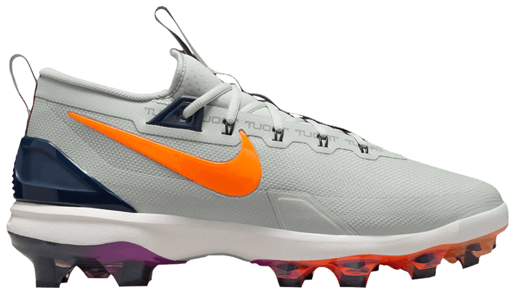 

Кроссовки Nike Force Trout 9 Elite MCS 'Light Silver Orange', серый