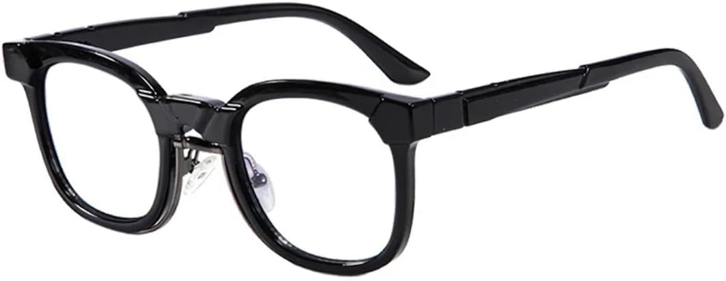 

Роскошные солнцезащитные очки «кошачий глаз» для женщин и мужчин, популярные в винтажном панк-стиле, двухцветные, для вождения на открытом воздухе (черные, прозрачные) TVTBBVV, Black Clear