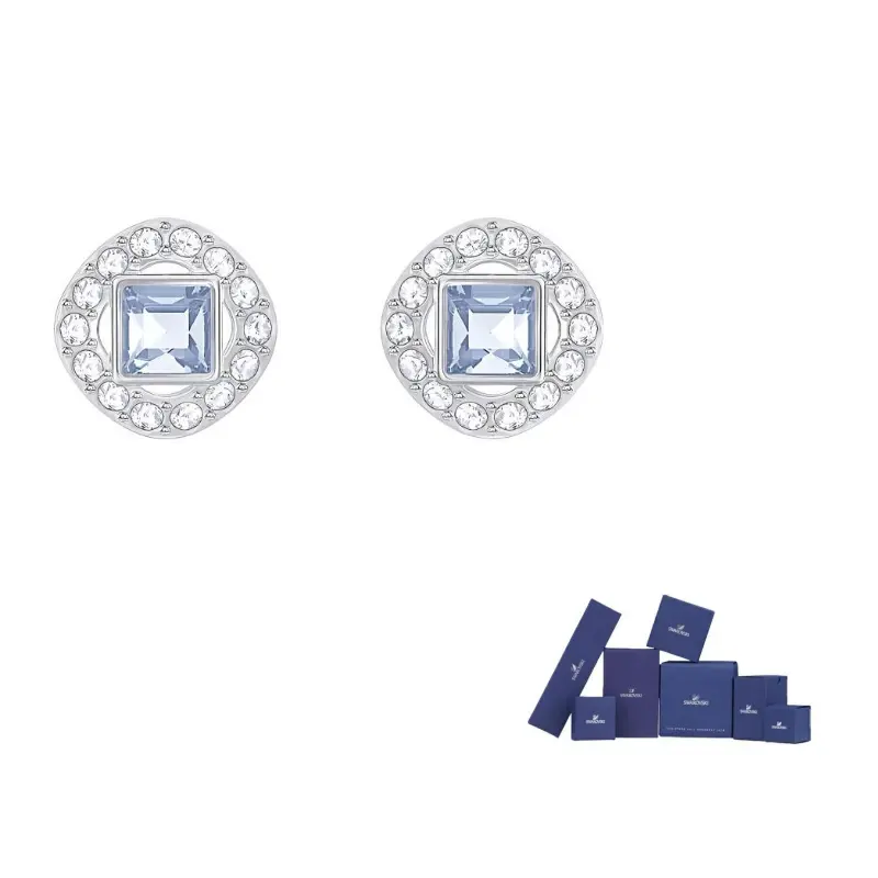 

Swarovski Позолоченные гвоздики с ангельским квадратом для женщин синие/белые Angelic Square