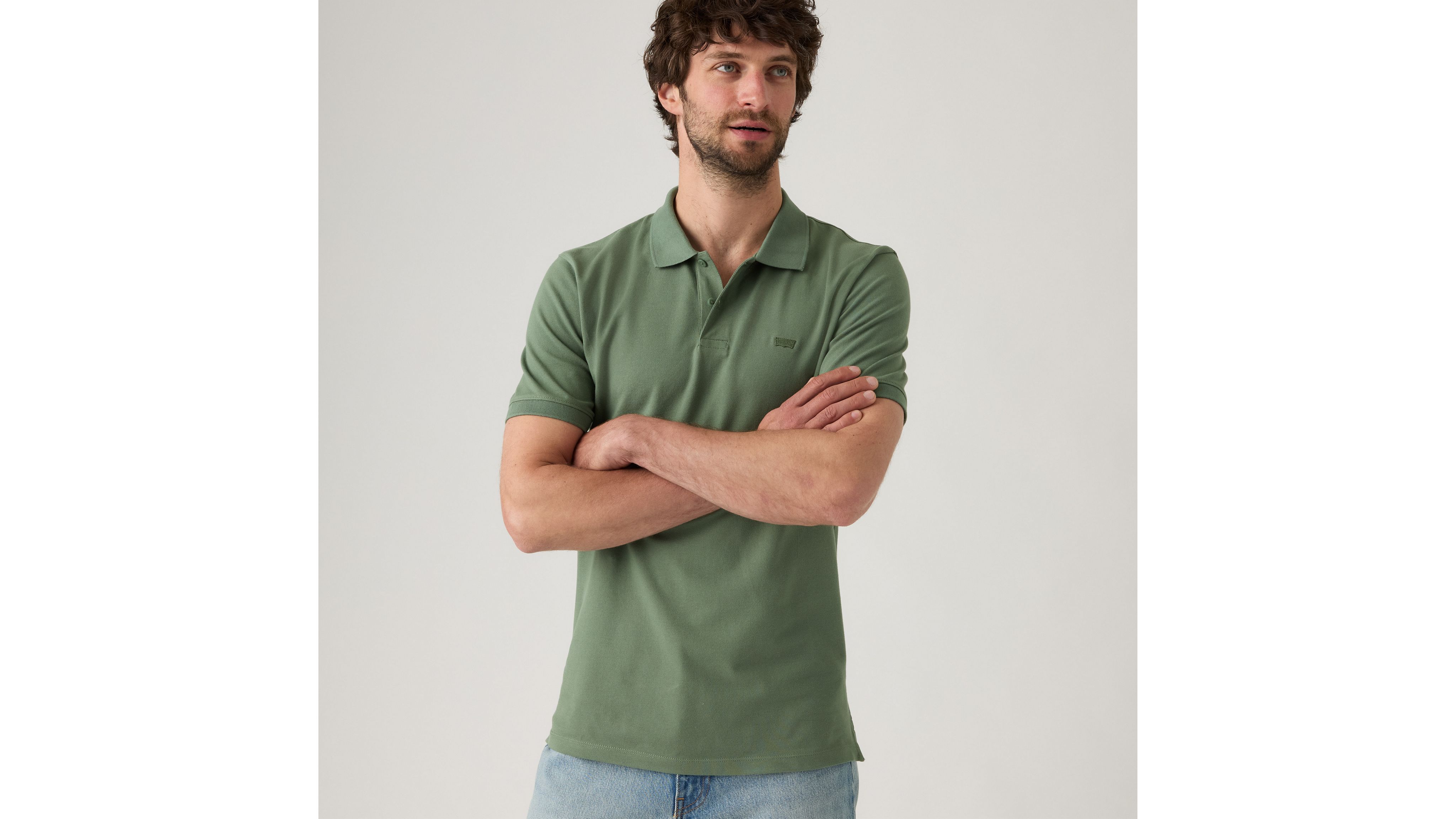 

Тонкая рубашка-поло Housemark Levi's, Laurel Wreath - Green