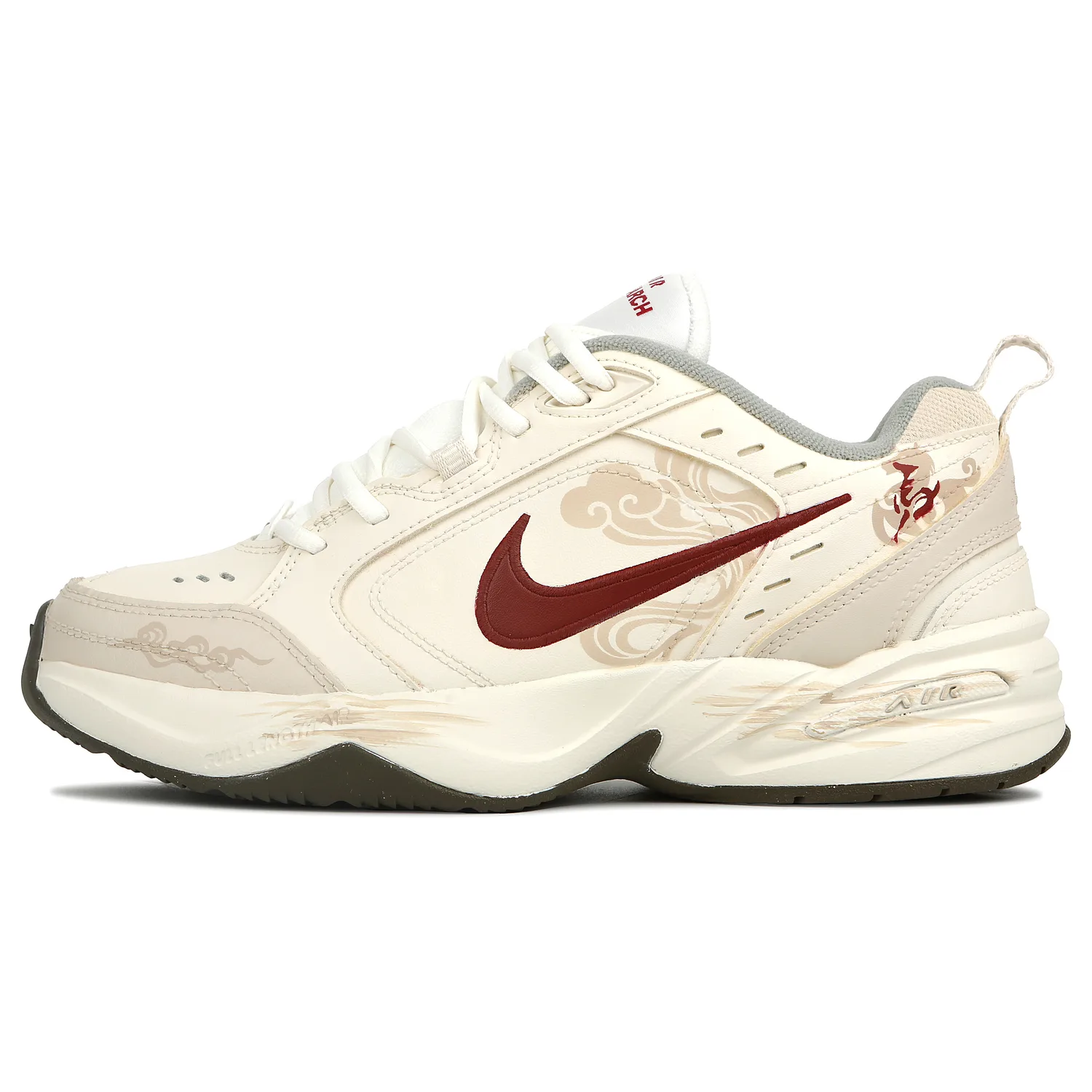 Nike Кроссовки для тренировок Air Monarch 4 Abrasion Resistant Slip Resistant Low top Unisex Brown — фото 3