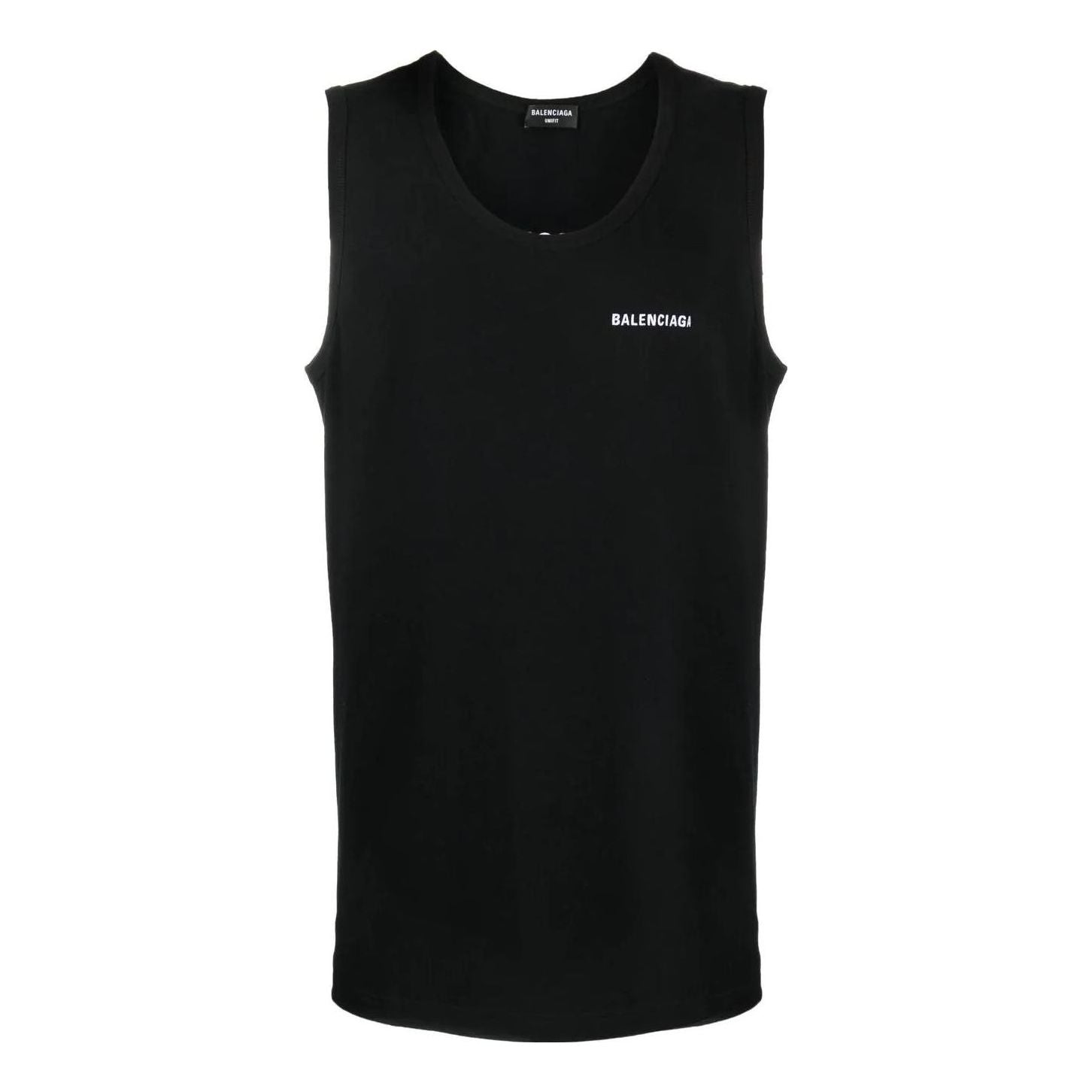 

Топ Balenciaga Loose Tank Top 'Black' 697880TMVM31070, черный