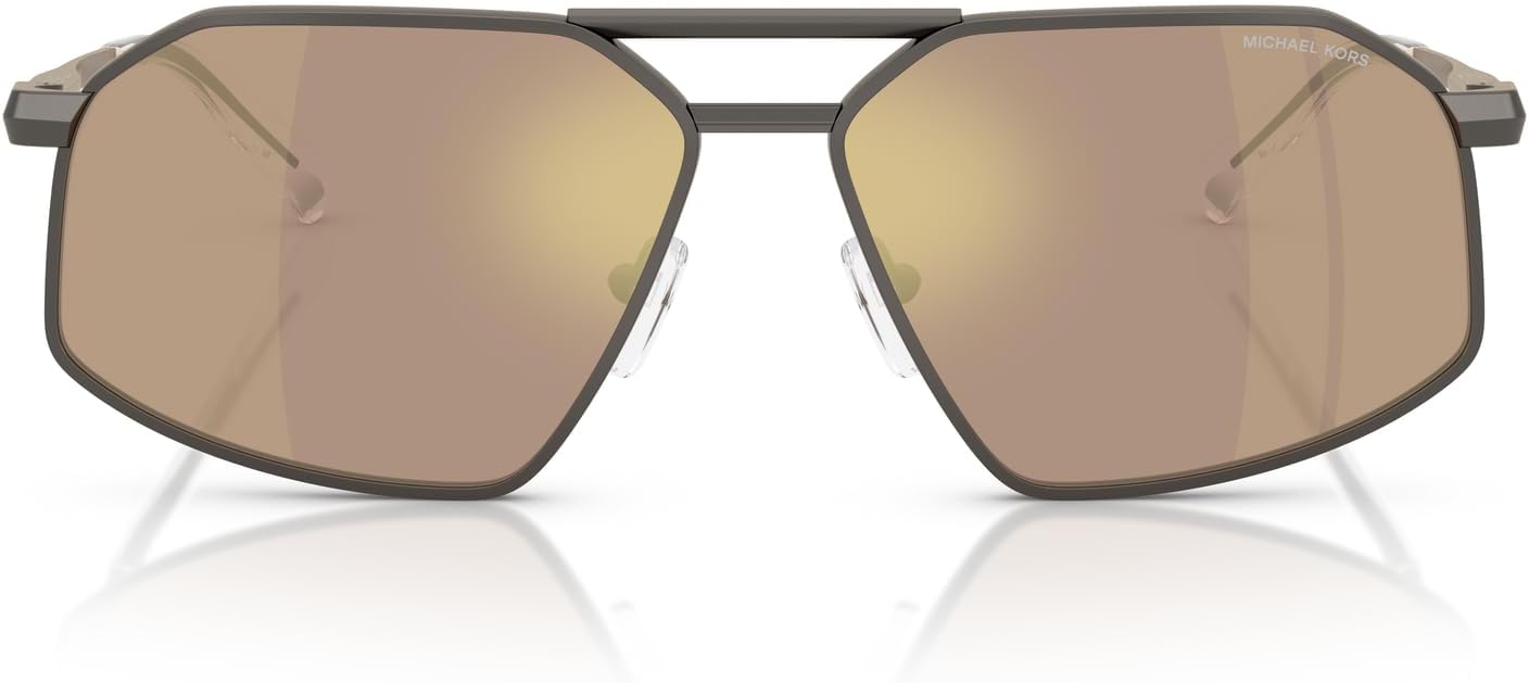 

Michael Kors мужские солнцезащитные очки Mk1167 Mar Vista Hexagonal, Matte Gunmetal/Husk Mirrored