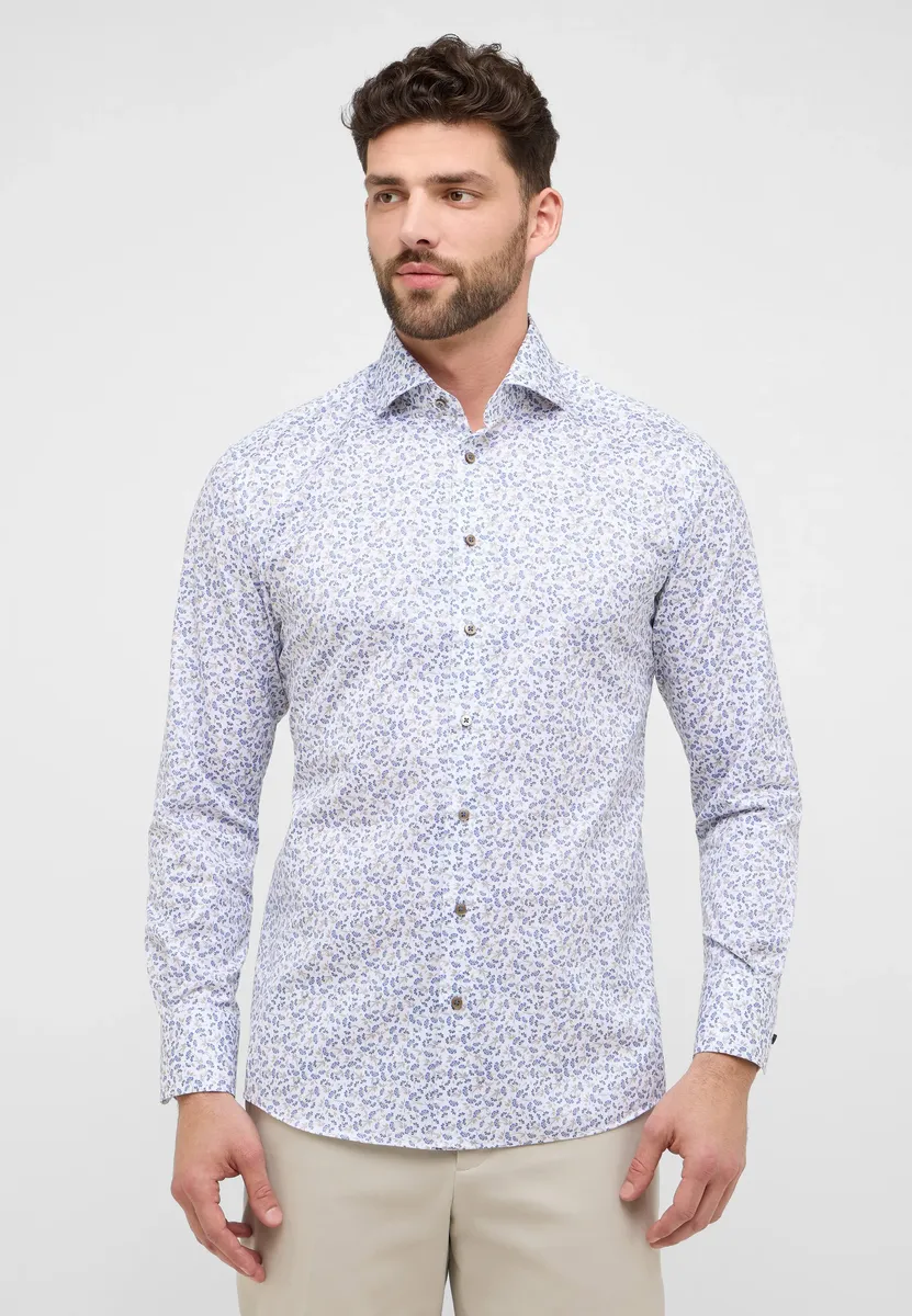 

Рубашка Eterna с длинными рукавами "MODERN FIT", синий