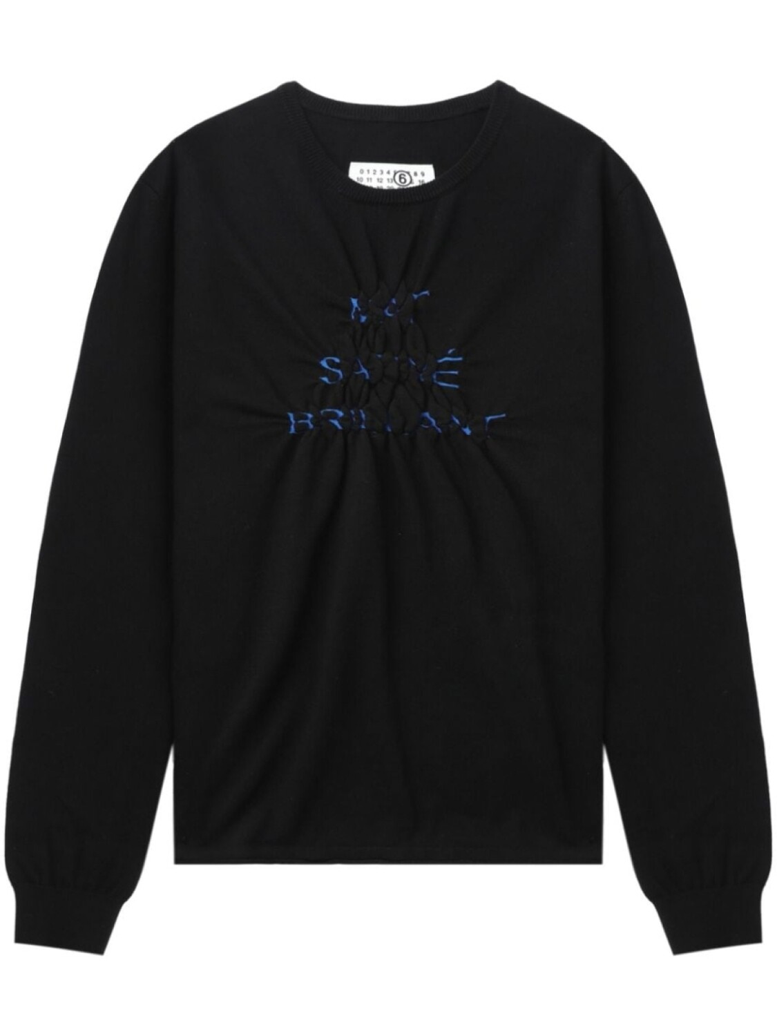 

Толстовка с надписью MM6 Maison Margiela, черный