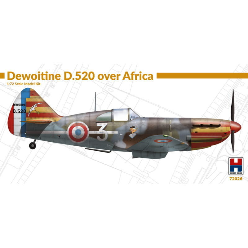 

Девуатин D.520 над Африкой 1:72 Хобби 2000 72026 Hobby 2000