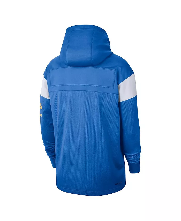 Мужская синяя толстовка с капюшоном UCLA Bruins Performance Pullover Hoodie Nike — фото 2