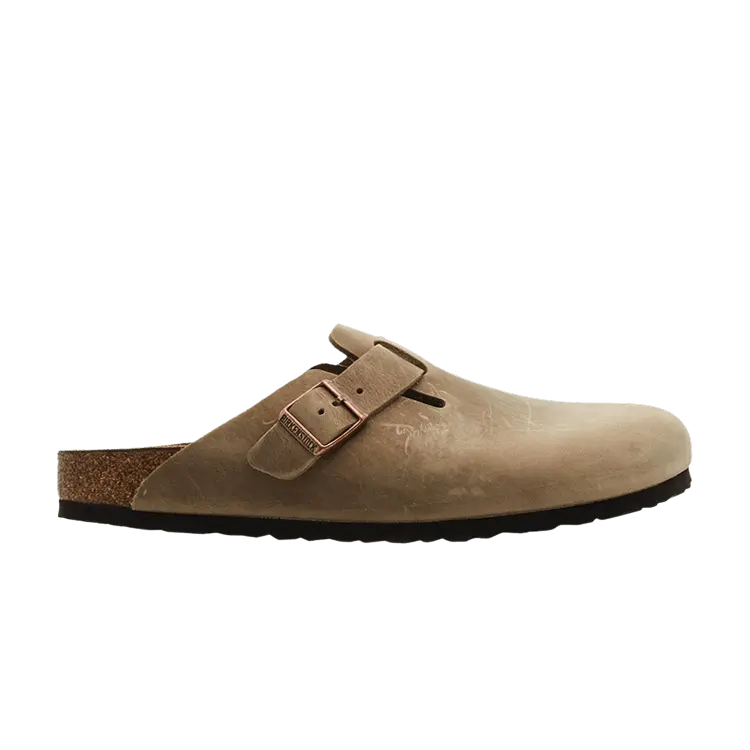 Сандалии Birkenstock Wmns Boston Oiled Leather 'Tobacco Brown', коричневый