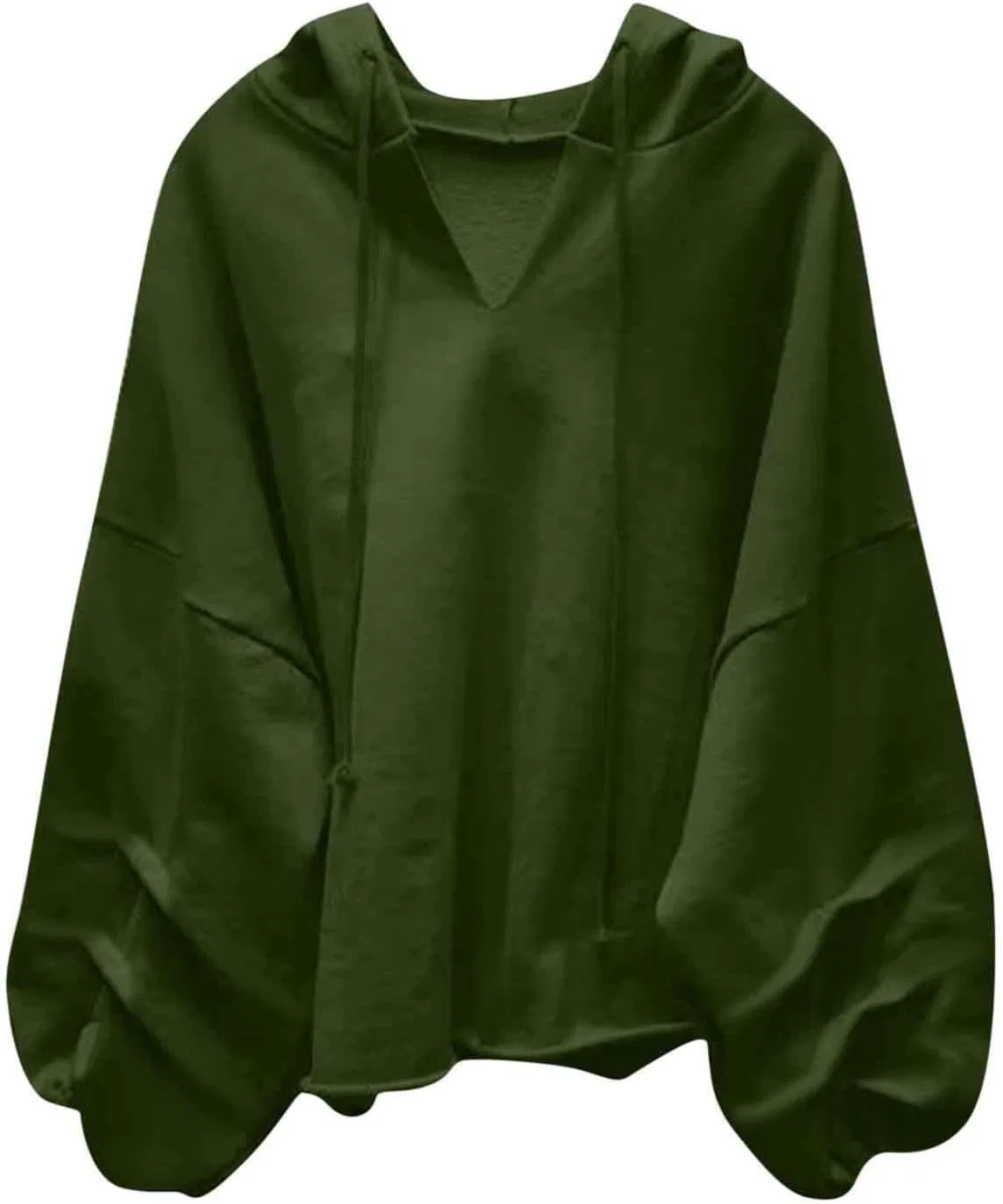 Толстовка женская с капюшоном, свободный крой, Lime Green