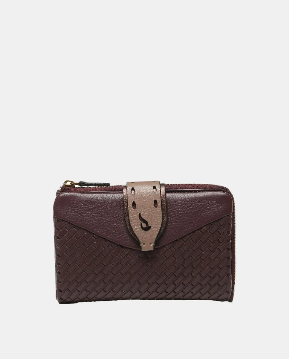 

Средний кошелек Freedom из кожи Abbacino, бордовый