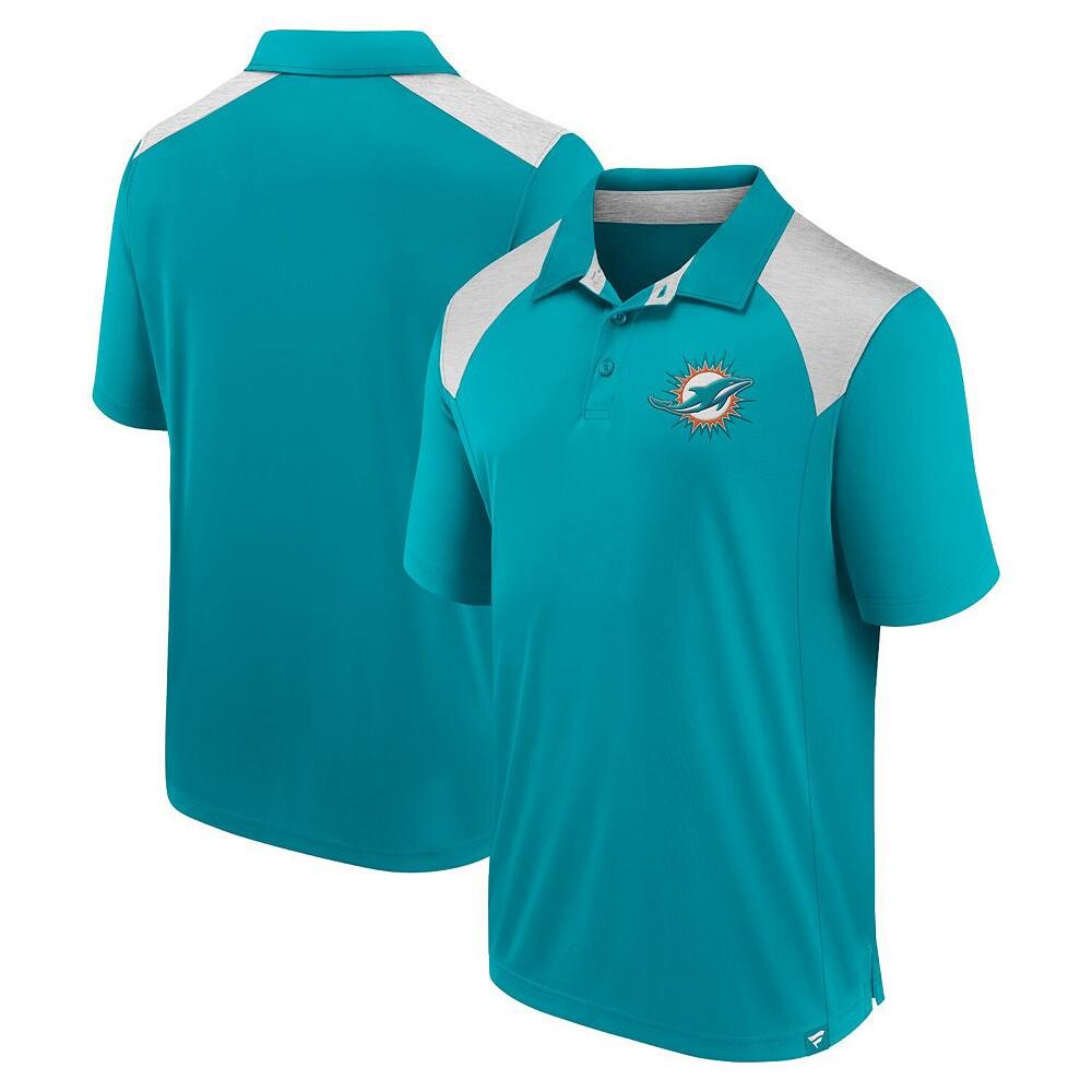 

Мужская рубашка-поло Fanatics Aqua Miami Dolphins Primary Fanatics Brands - White Label, цвет Dol Turq A