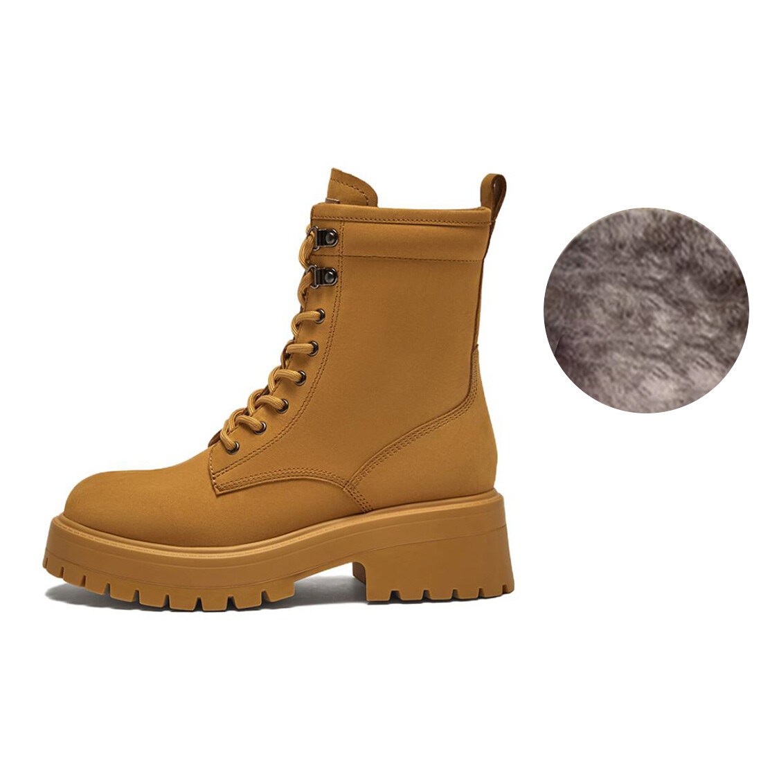 

Ботинки Martin Boot женские Basto, цвет Gray-green velvet
