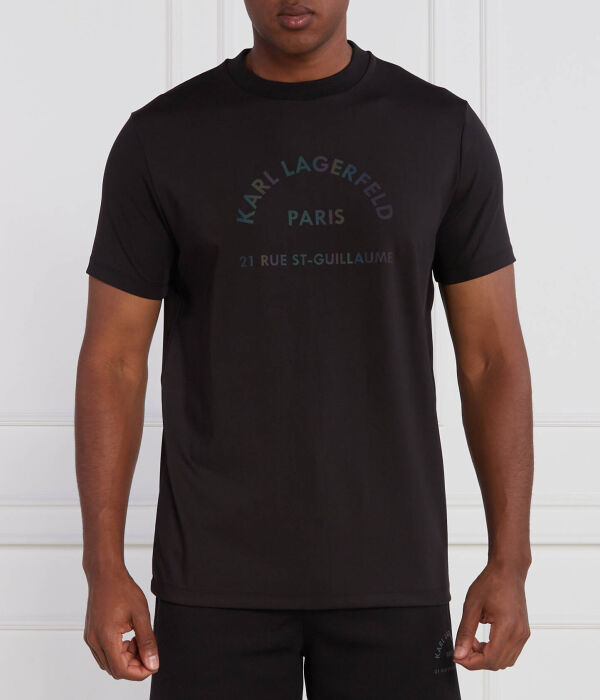 

Футболка мужская Karl Lagerfeld Regular Fit с логотипом, черный