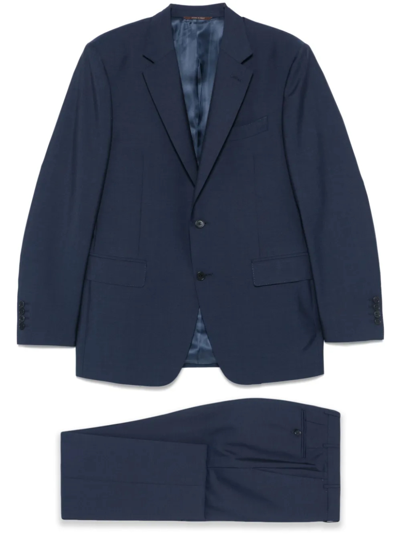 

Canali костюм с однобортным пиджаком, синий