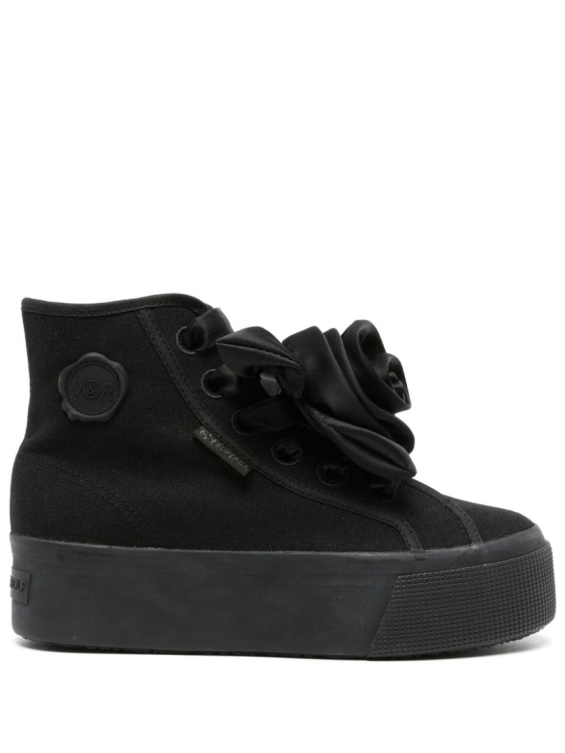 

Viktor & Rolf высокие кеды из коллаборации с Superga, черный