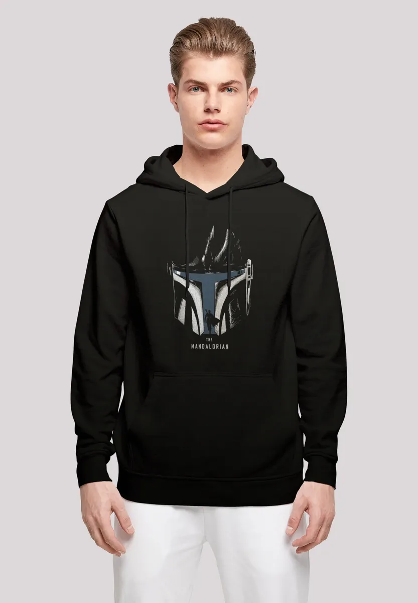 

Толстовка F4NT4STIC "Star Wars The Mandalorian Helmet Silhouette", принт, черный
