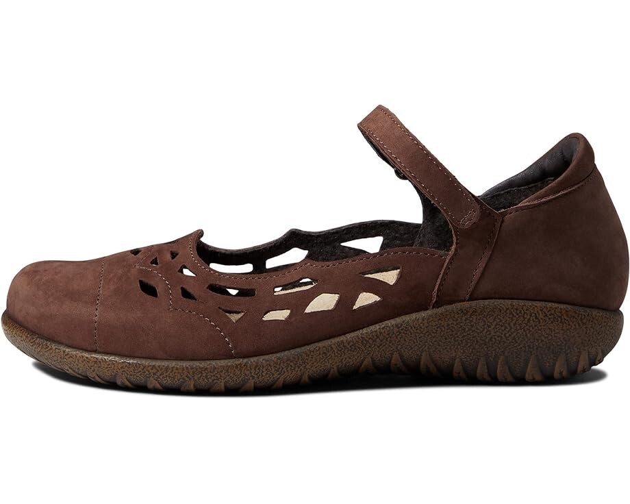 Туфли на плоской подошве Naot Agathis, цвет Coffee Bean Nubuck — фото 4