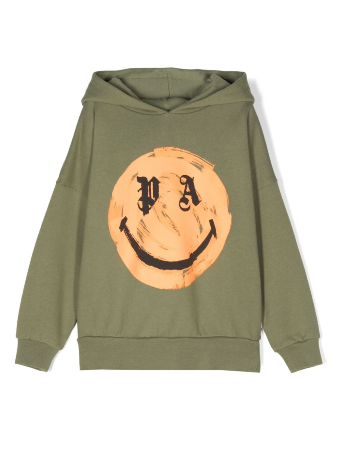 

Palm Angels Kids x Толстовка с капюшоном и логотипом Smiley, зеленый