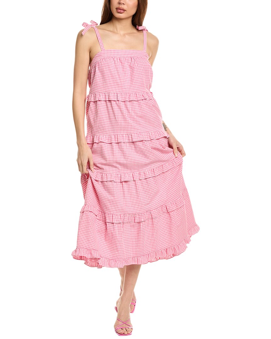 

Флора Биа NYC Кэри Миди платье Flora Bea NYC, розовый