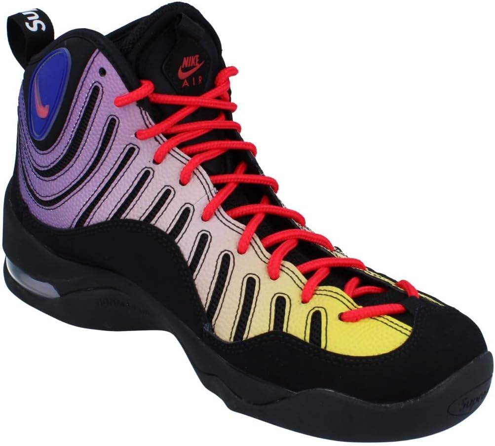 Кроссовки мужские Nike Air Bakin Sp Supreme DX3292, Black Speed Red Multi Color 001 — фото 3