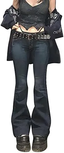 

Женские готические карго джинсы wide leg в стиле панк-гранж Argeousgor