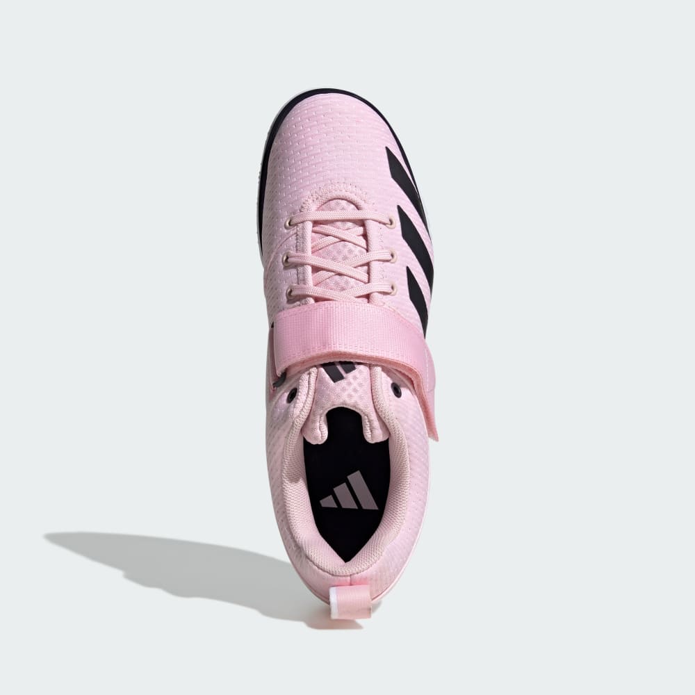 Кроссовки Adidas Powerlift 5 Weightlifting Shoes, цвет Clear Pink/Carbon/Cloud White — фото 2