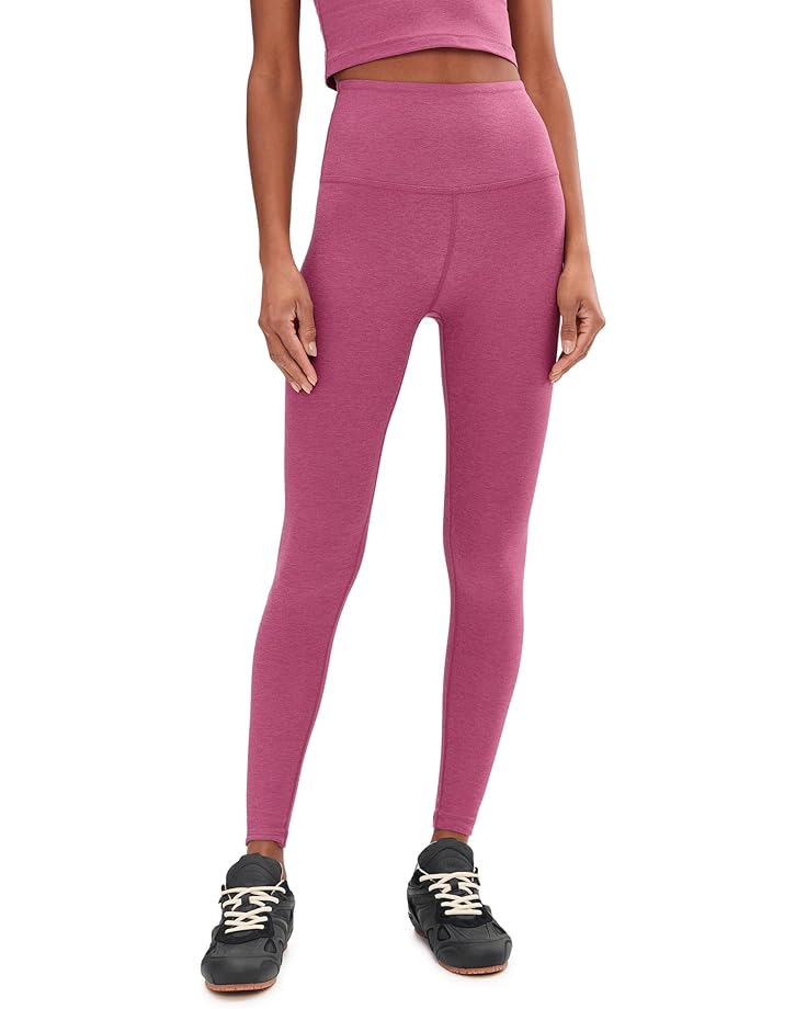 

Женские леггинсы Beyond Yoga Spacedye Caught In The Midi High Waisted, Smooth Mauve Heather