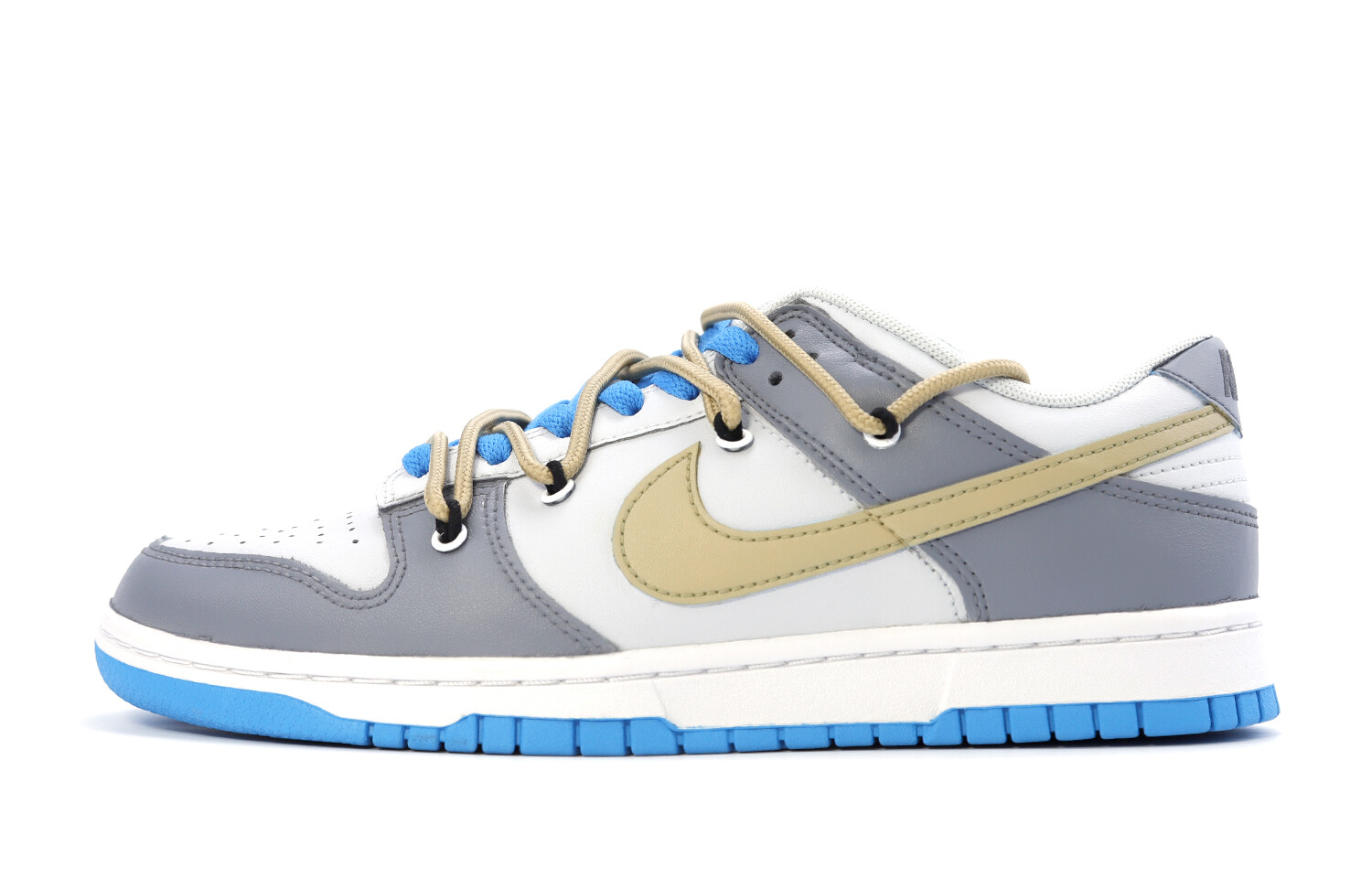

Кроссовки Nike Dunk Skateboarding Shoes Men Low-top Grey/white, серый/белый