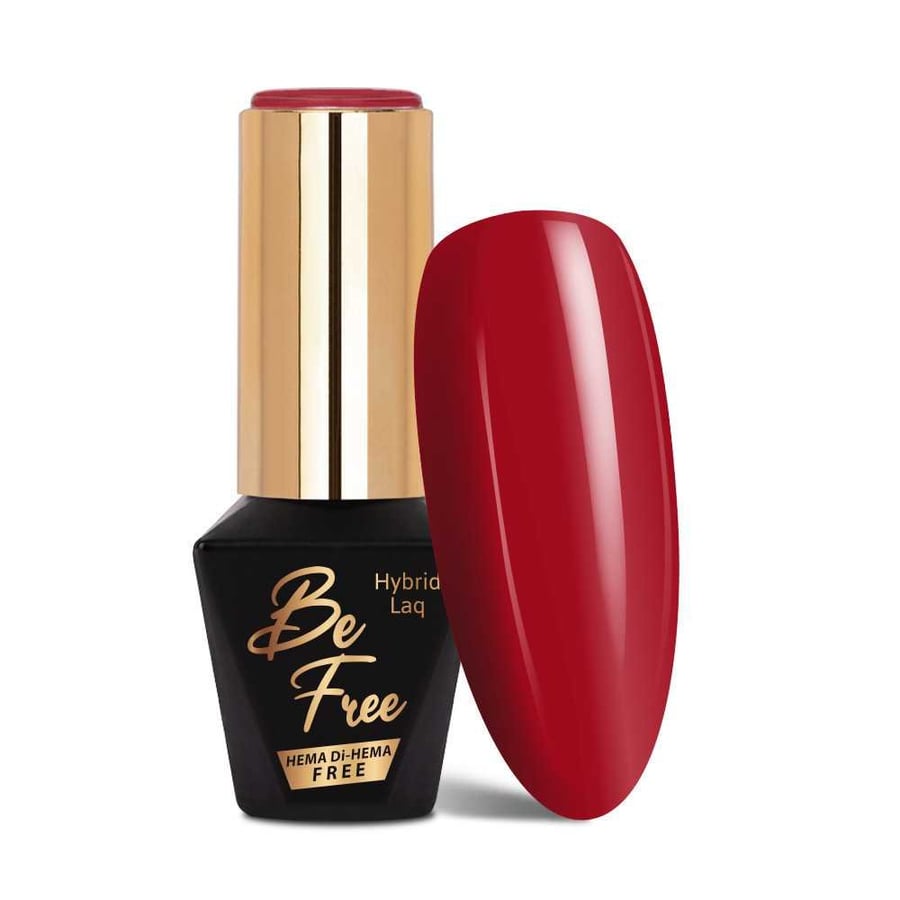 

Molly Nails BeFree Elegance Огненно-красный HEMA/Di-HEMA Free 10 г гибридный лак для ногтей № 5