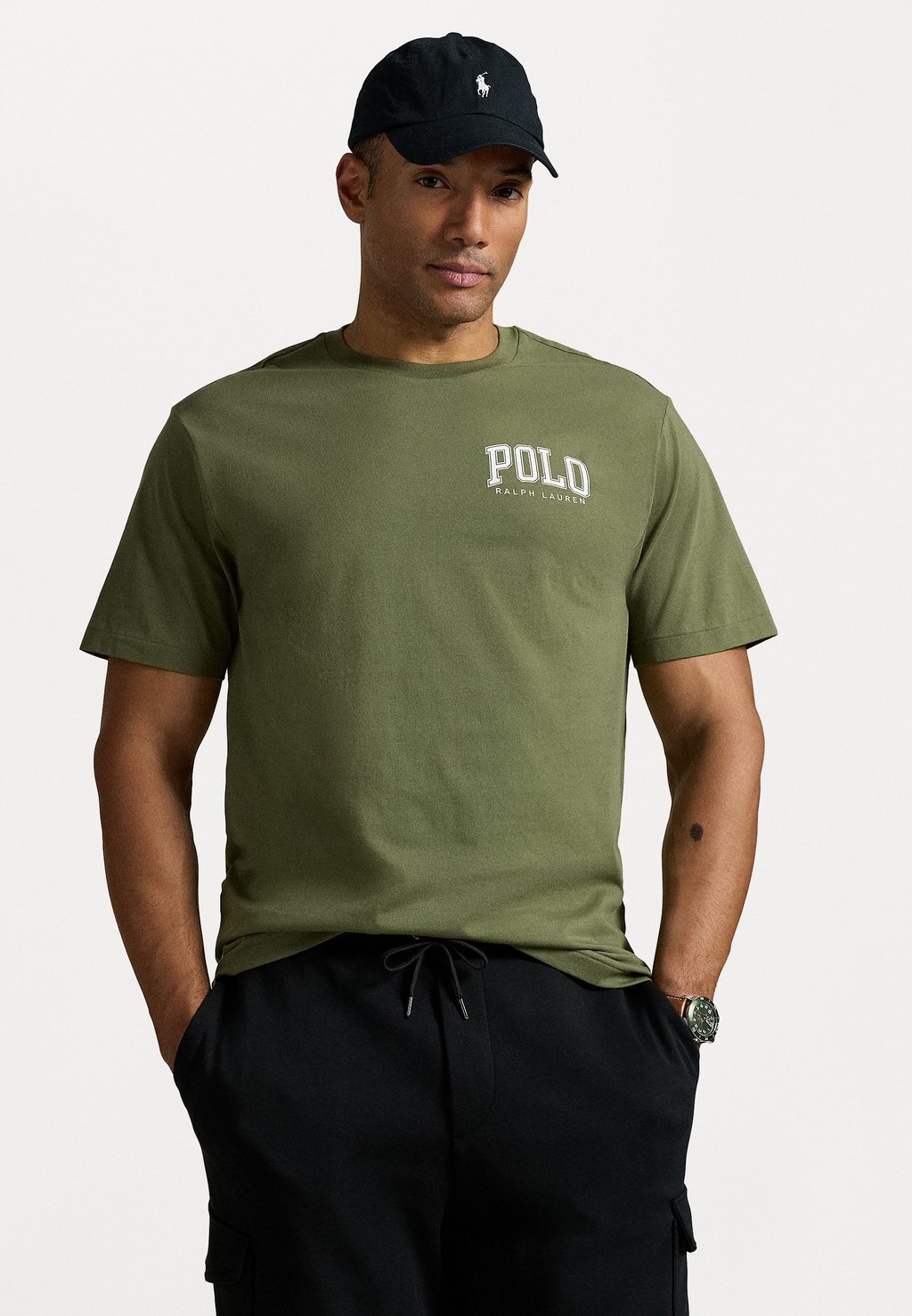 

Футболка с принтом LOGO JERSEY T-SHIRT Polo Ralph Lauren Big & Tall, зеленый