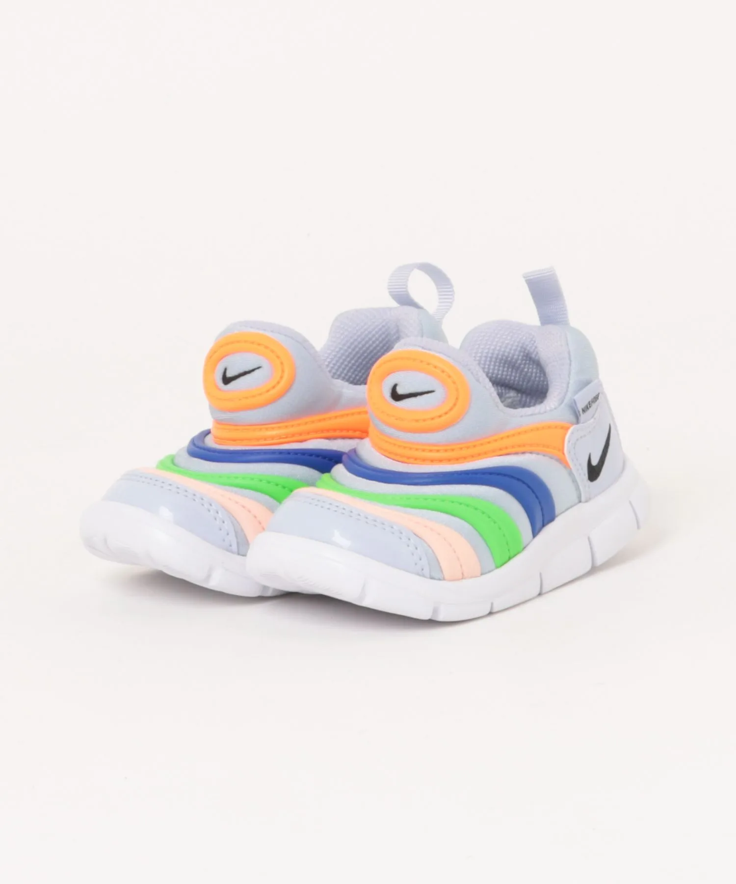 Детские кроссовки-слипоны с гибкой подошвой Dynamo Free TD NIKE серые