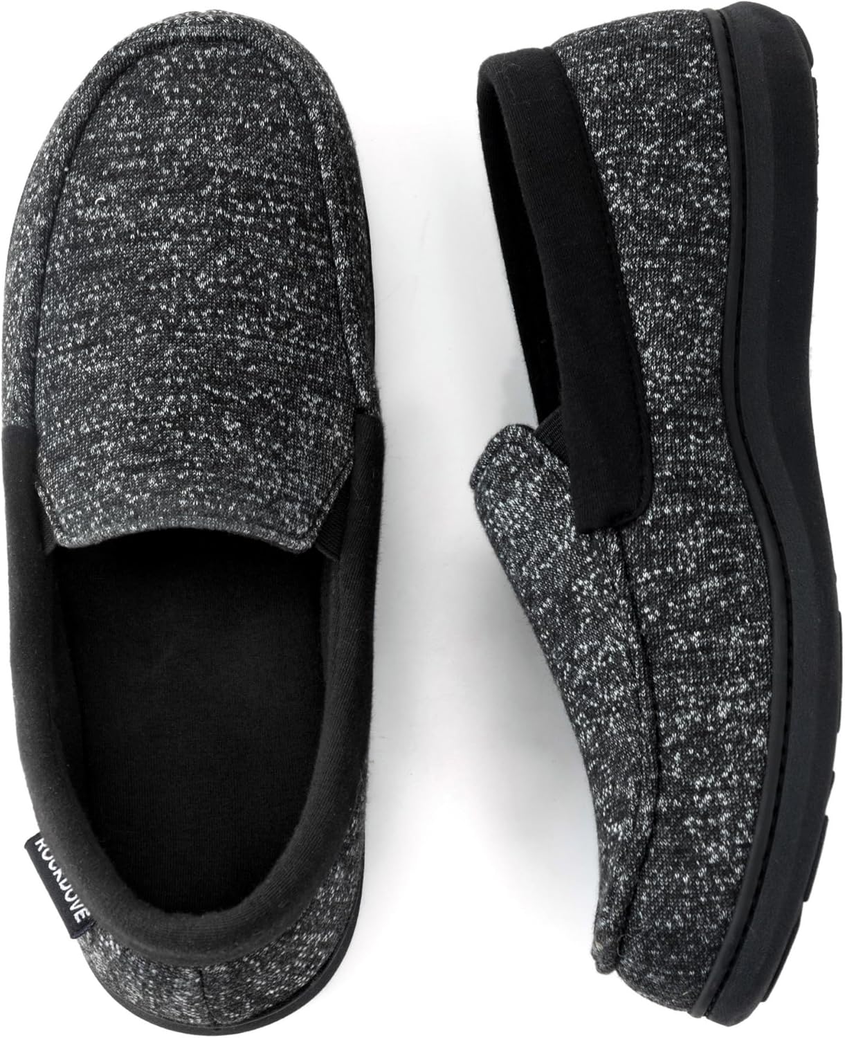 

Мужские мокасины RockDove из твида с мемори-фоамом, черный