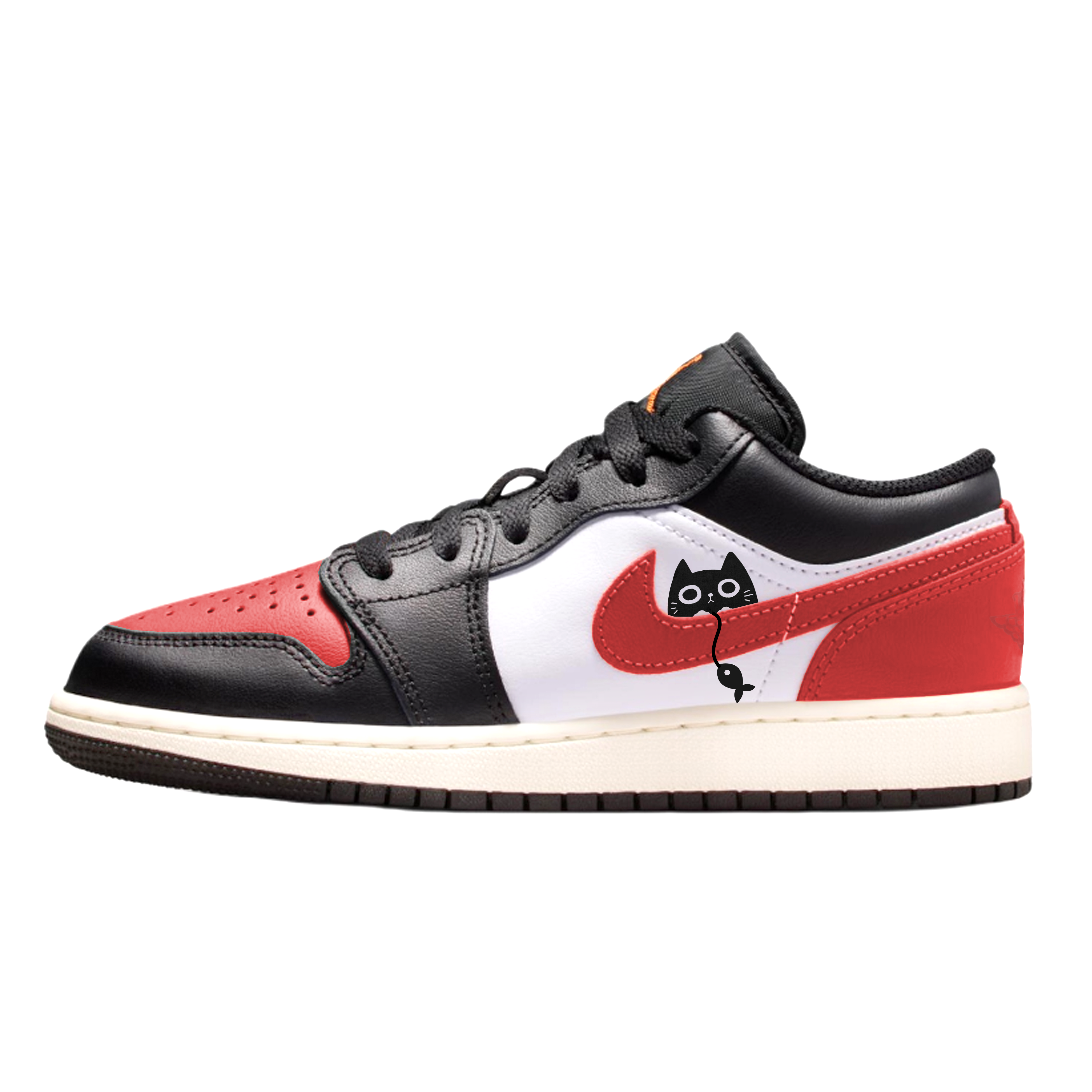 

Air 1 Slip Resistant Abrasion Resistant Low top Кроссовки для скейтбординга Kids' Unisex Jordan, белый