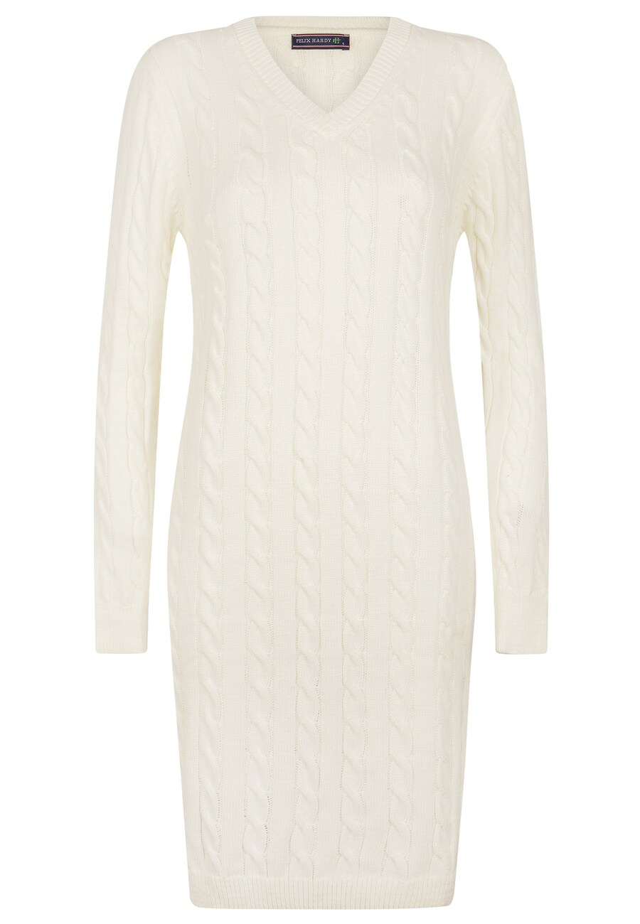 

Вязаное платье Felix Hardy Knitted dress, экрю