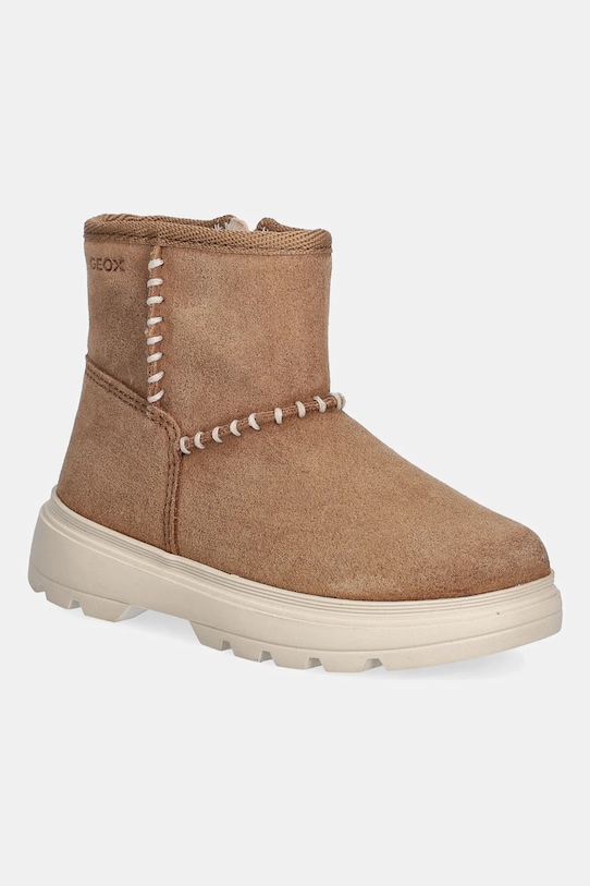 

Детские зимние ботинки из нубука KIDDARTAH Geox, коричневый