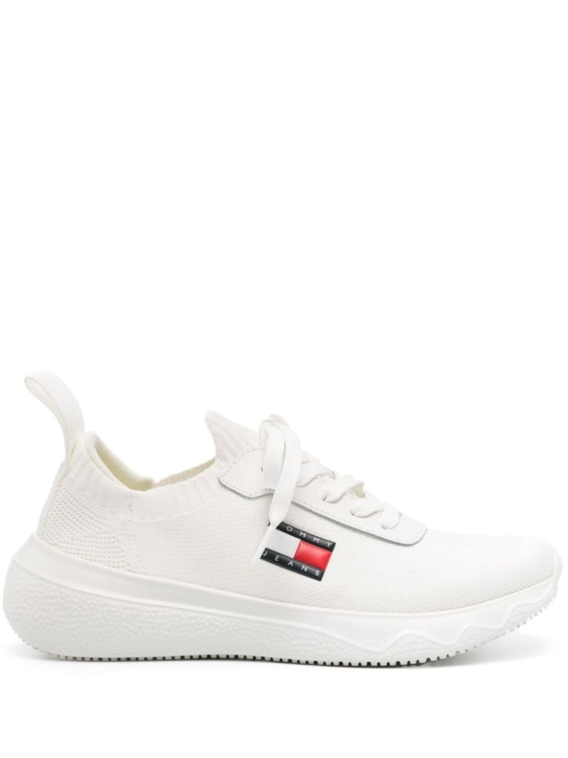 Низкие вязаные кеды Tommy Jeans, белый