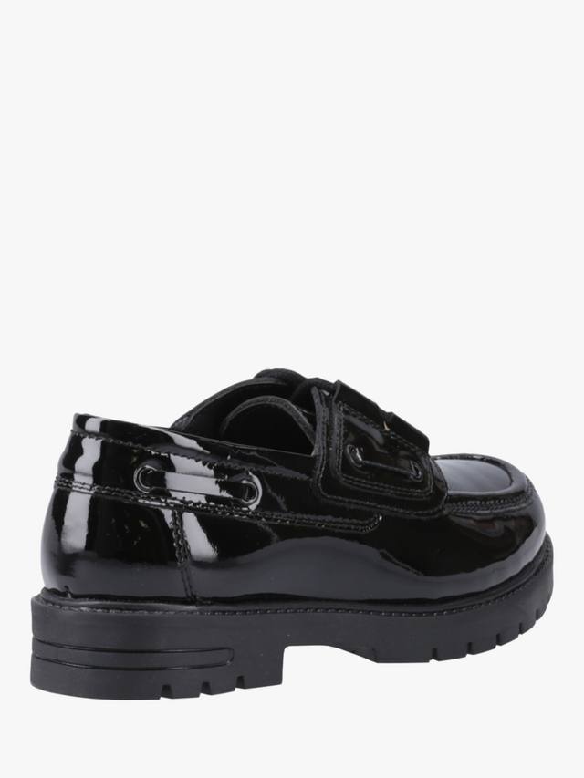 Детские школьные туфли Lucy Senior из лаковой кожи Hush Puppies, Black — фото 3