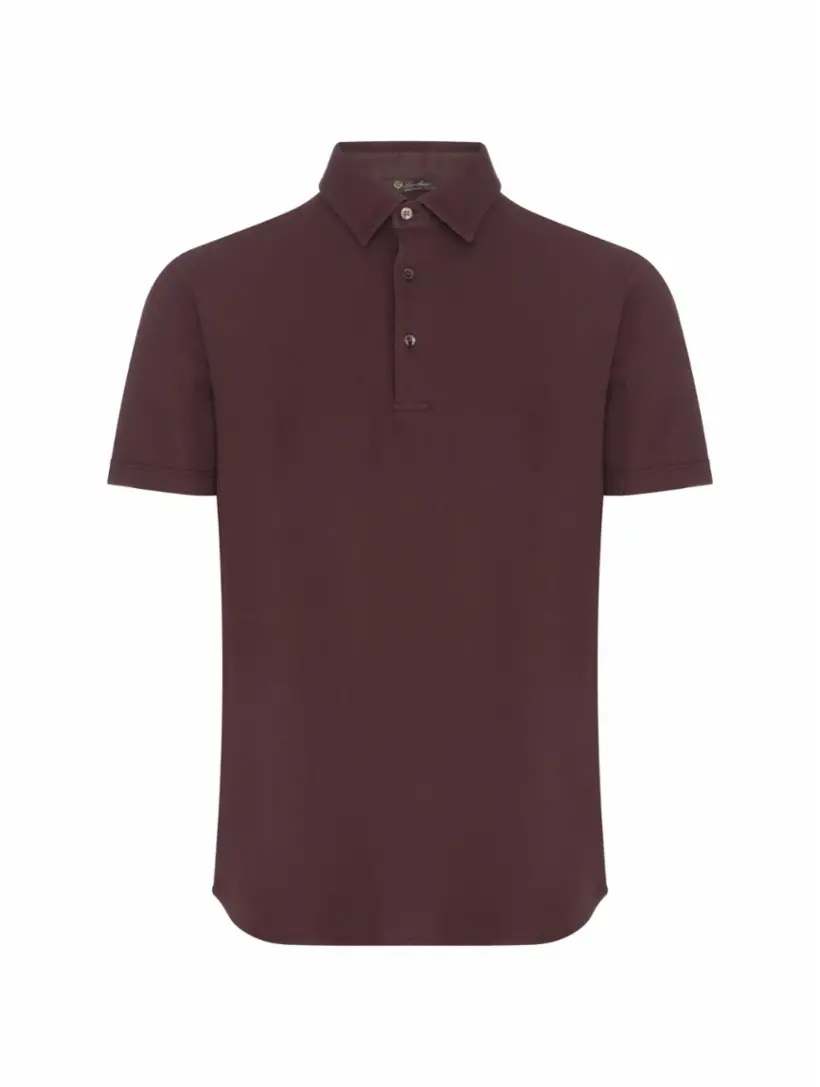 

Хлопковое поло Loro Piana, бордовый