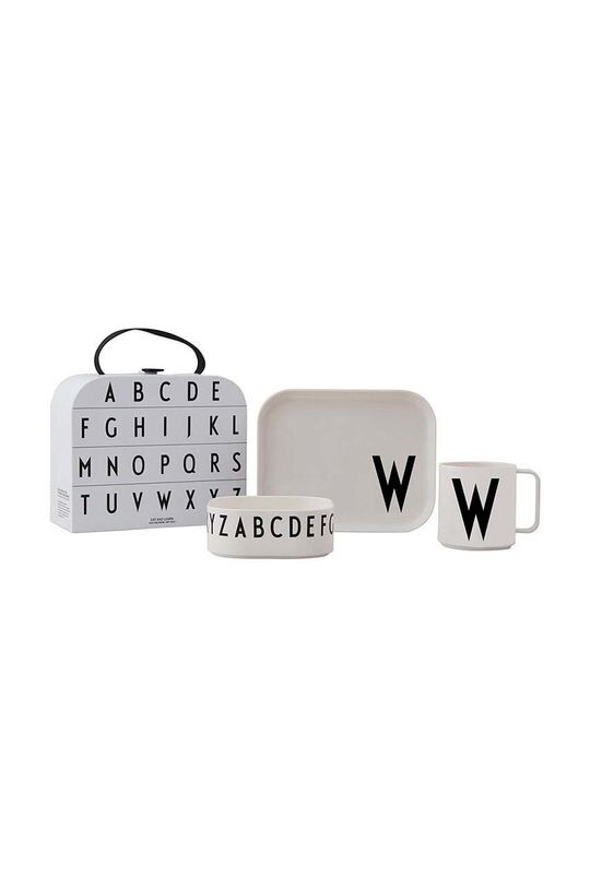 

Детский завтрак «Классика» в чемодане W, 4 шт. Design Letters, белый