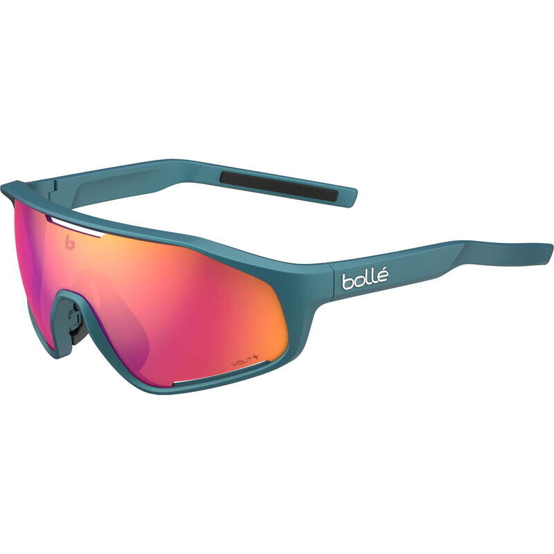 

Велосипедные очки Shifter Volt+ Ruby Polarized Cat 3 Creator бирюзовые металлик Bollé, цвет blau