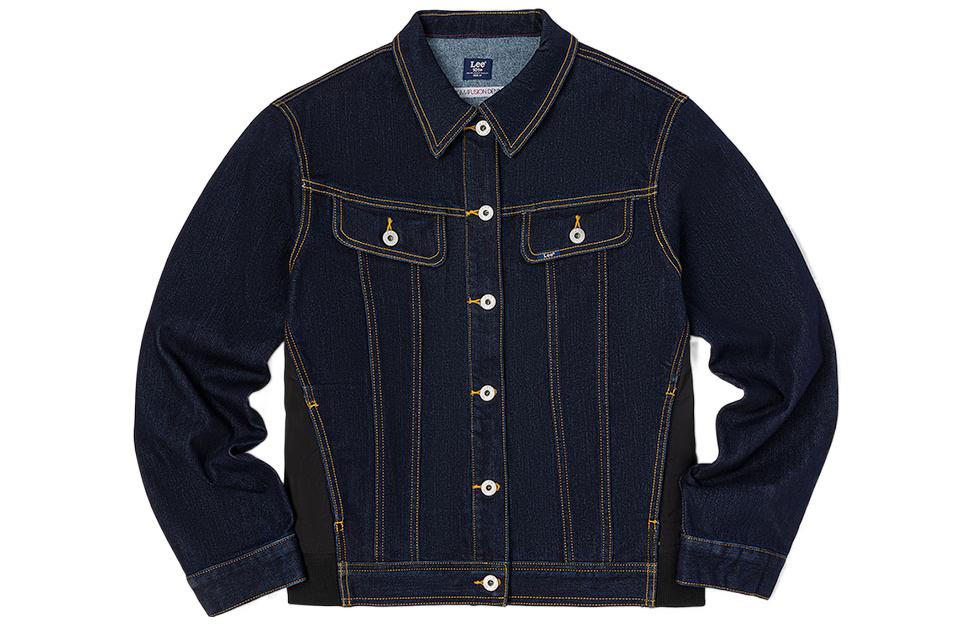 

Lee Женская джинсовая куртка потертая, Washed