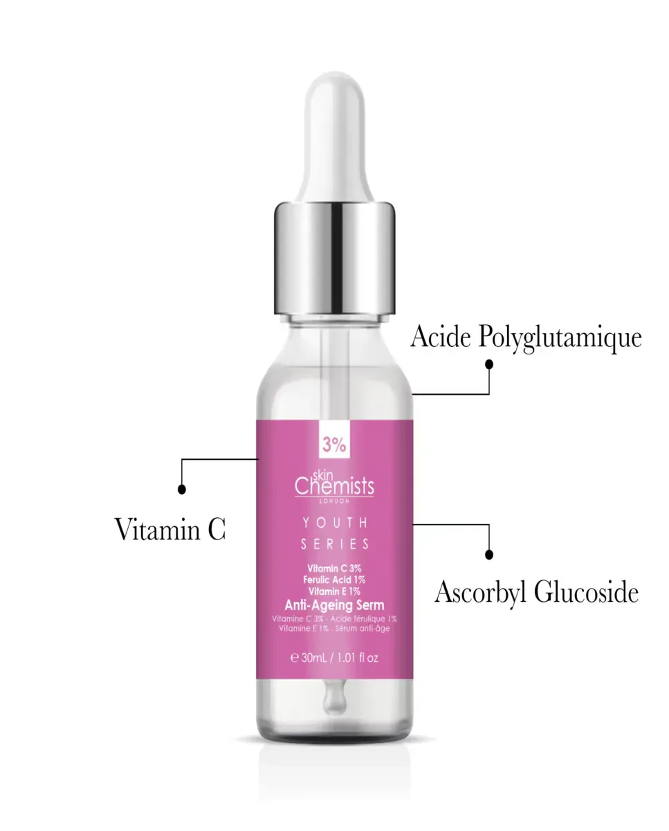 Сыворотка Skinchemists — Антивозрастная с витамином C Skin Chemists, 30 мл — фото 3