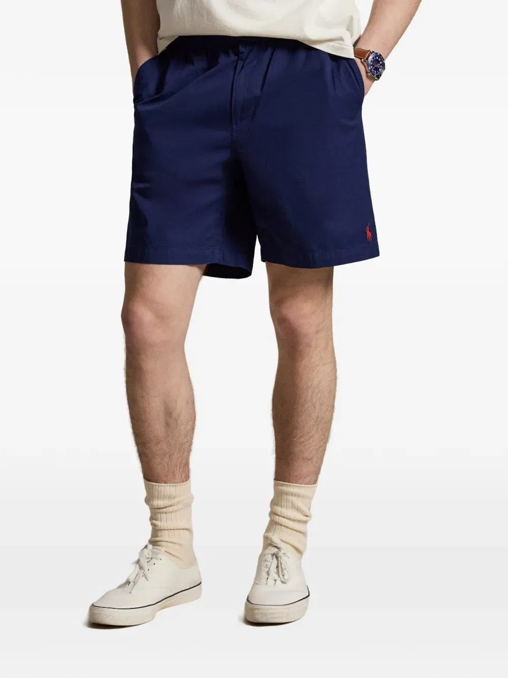 Эластичные шорты Polo Ralph Lauren, синий — фото 3