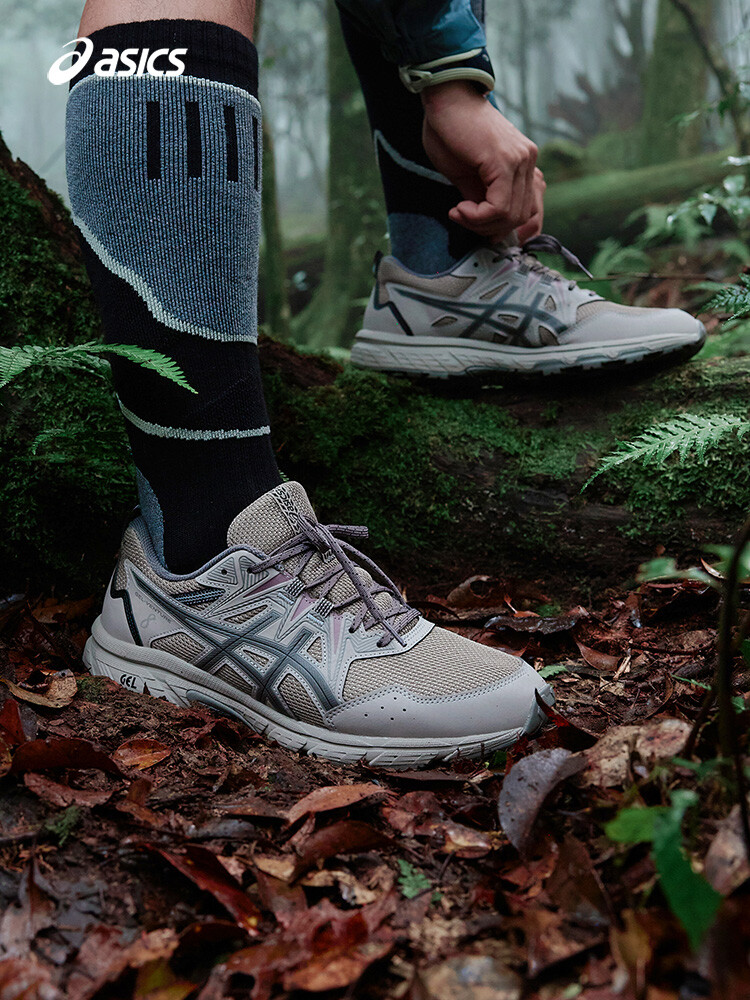 Кроссовки унисекс Asics Gel-Venture 8 спортивные, черный / серый — фото 2