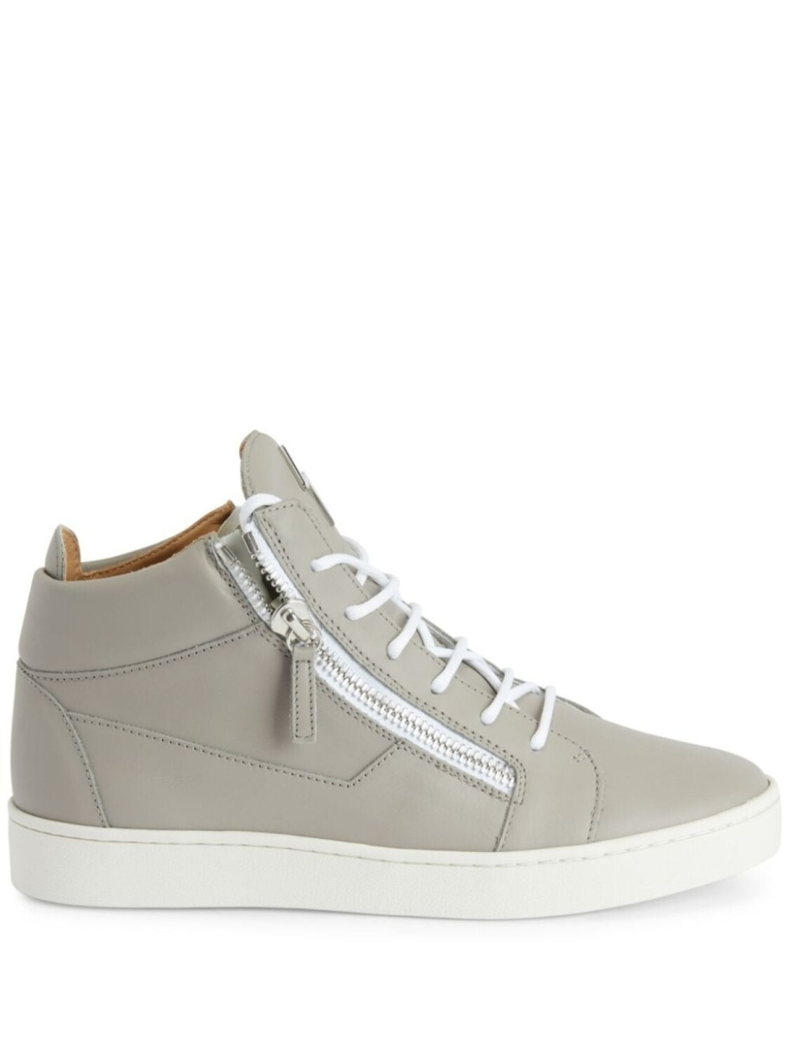 

Кроссовки Giuseppe Zanotti Frankie Logo-plaque, серый