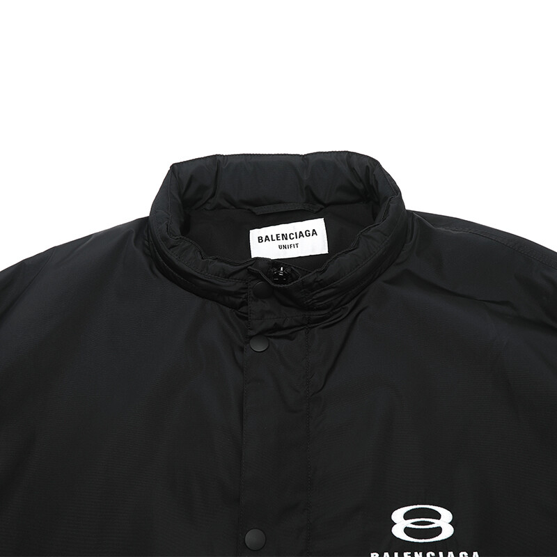 Куртка Balenciaga Logo Intarsia, черный — фото 4