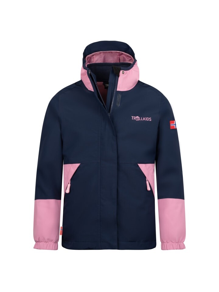 

Куртка Trollkids 3, цвет navy/mauve