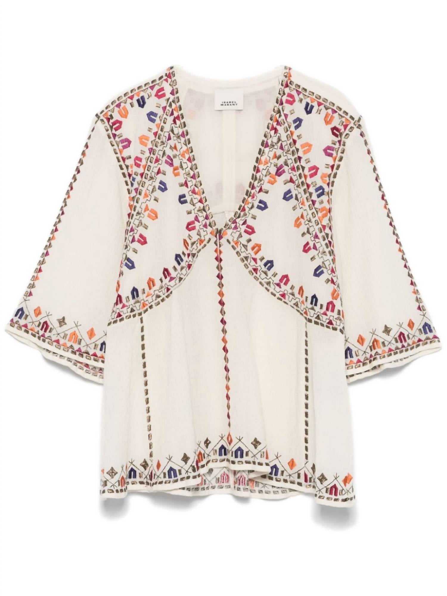 

Блузка Santia цвета экрю Isabel Marant, цвет ecru