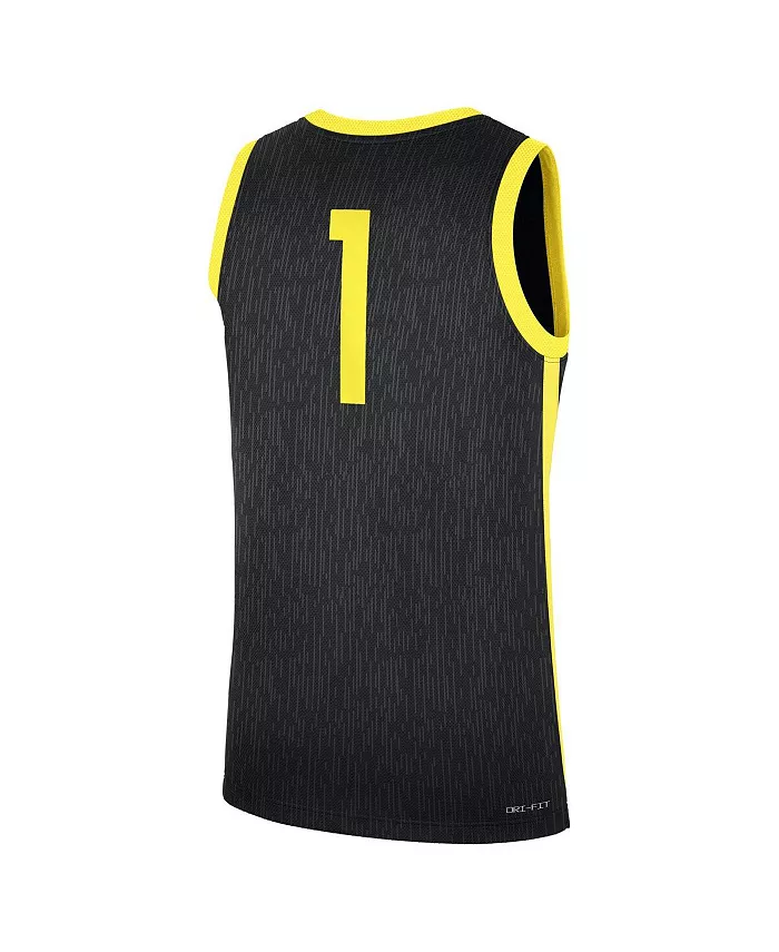 Мужская реплика альтернативной футболки Oregon Ducks, цвет: черный, модель: 1 Nike — фото 2